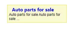 Sponsored Ads Example 1